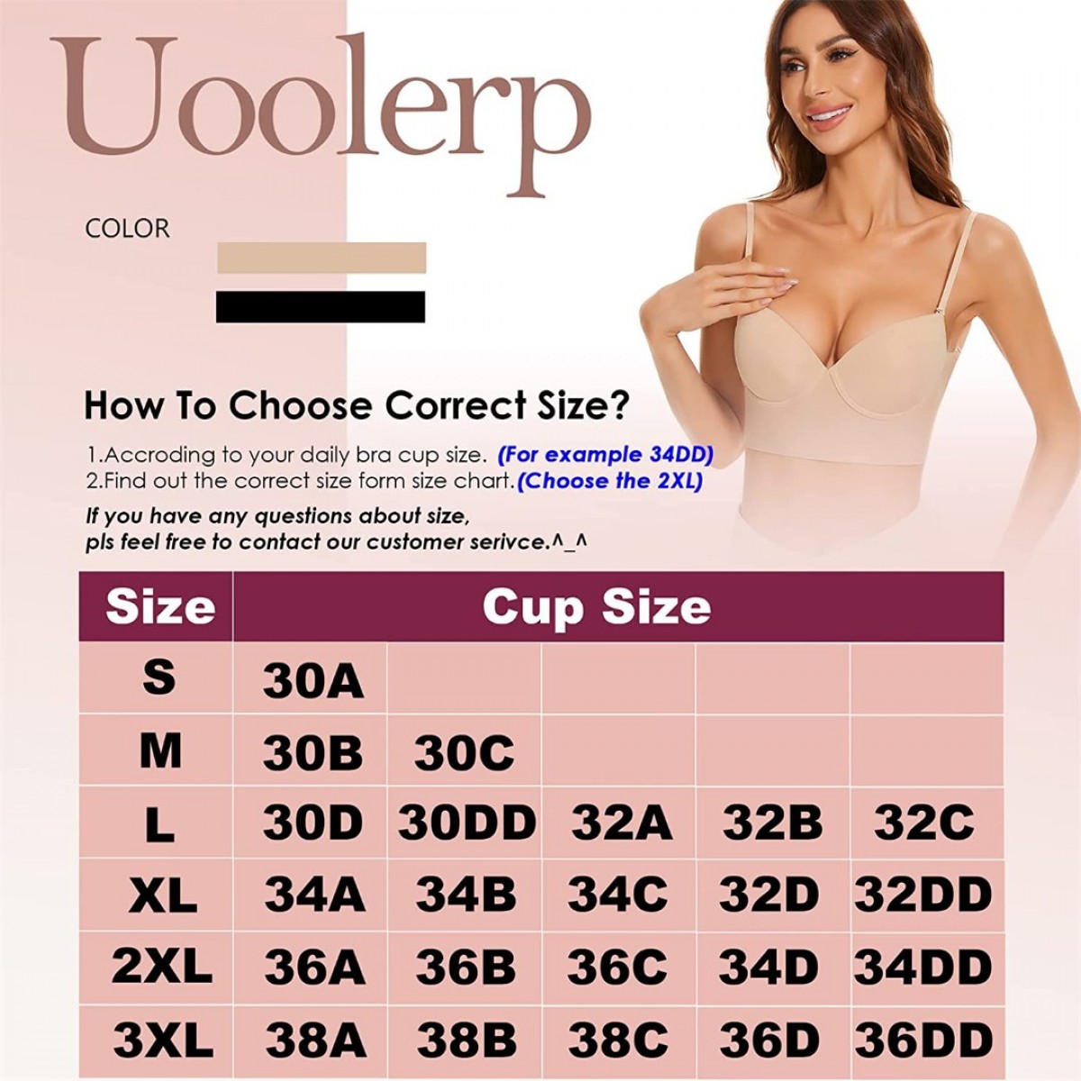 Boudaner Low Back Seamless Bras Backless Wireless Multiway Convertible  Halter Spaghetti Strap Padded Lifting Bralette Nude at  Women's  Clothing store